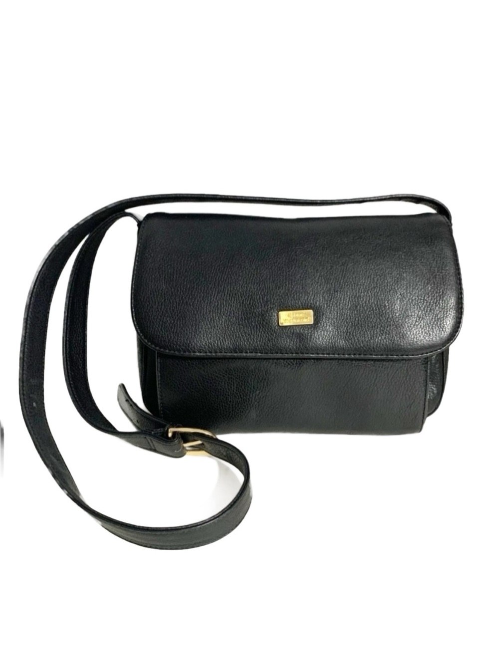Stone Mountain Classic Shaped Leather Crossbody Bag Fully Lined Pockets Organize